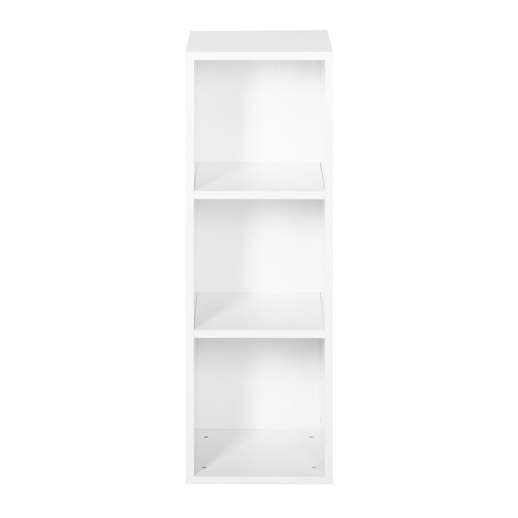 Side shelf white, 2 shelves, shelf for baby & children's room, HXWxD 88 x 27 x 32 cm