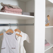Zimmerset 'Anton' inkl. Kinderbett 70x140, Wickelkommode 2-türig, Kleiderschrank 2,5-türig