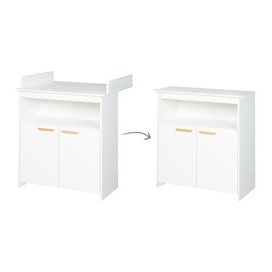 Set de chambre 'Anton' incl. lit d'enfant 70x140, commode à langer 2 portes, armoire 2,5 portes