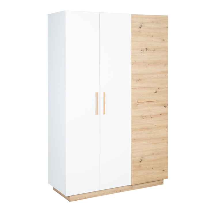 Ensemble chambre d'enfant "Lion" 3 pc - lit 70x140 + commode à langer large + armoire