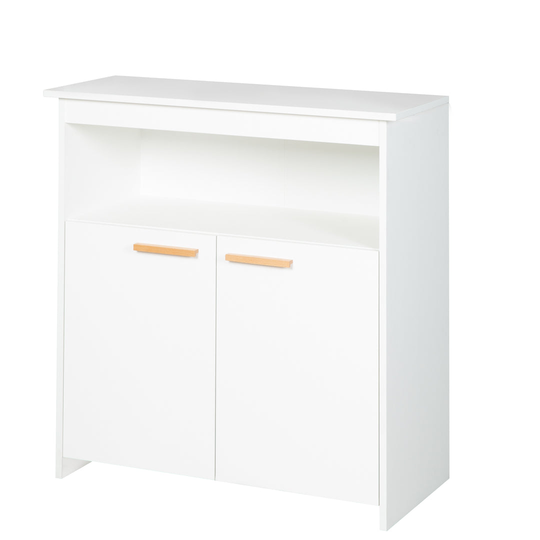 Set de meubles 'Anton' incl. lit bébé/enfant 70 x 140 cm & commode à langer en blanc