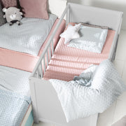 Set di mobili 'Amburgo' - Baby & Side Led 60x120 + Cambiamento Tabella 2 -door - Taupe