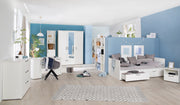 Jugendzimmer-Set 'Sylt' 5-teilig - Canadien White - komplette Vollausstattung