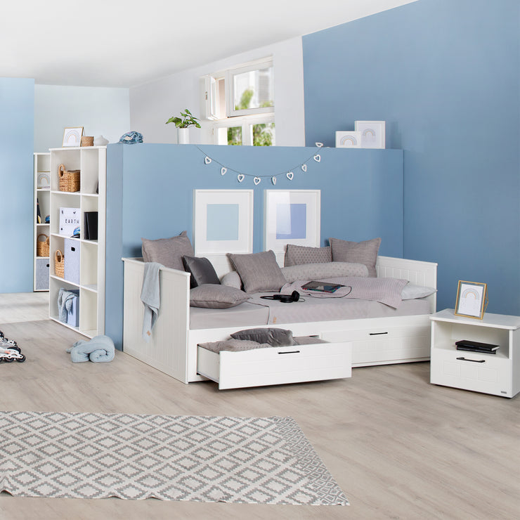 Jugendzimmer-Set 'Sylt' 5-teilig - Canadien White - komplette Vollausstattung