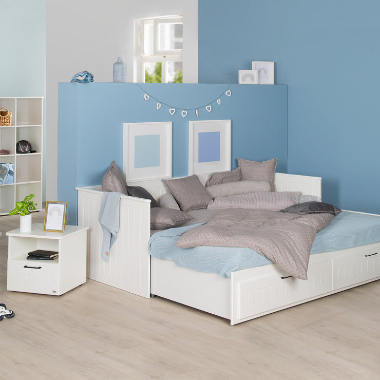Jugendzimmer-Set 'Sylt' 5-teilig - Canadien White - komplette Vollausstattung