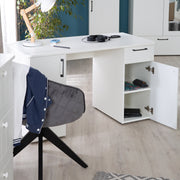 Jugendzimmer-Set 'Sylt' 5-teilig - Canadien White - komplette Vollausstattung