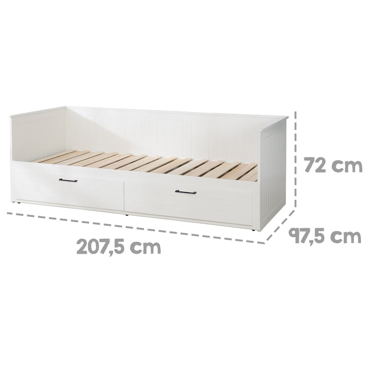 Jugendzimmer-Set 'Sylt' 5-teilig - Canadien White - komplette Vollausstattung