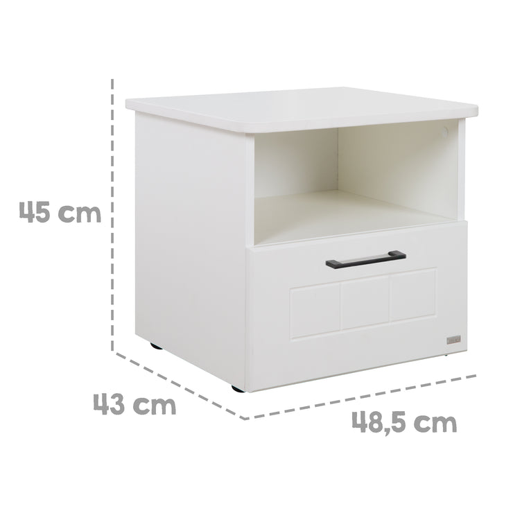 Jugendzimmer-Set 'Sylt' 5-teilig - Canadien White - komplette Vollausstattung