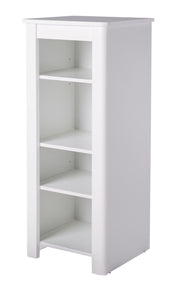Standregal 'Linus', weiß, aus Holz mit gefrästen Fronten für Babyzimmer und Kinderzimmer