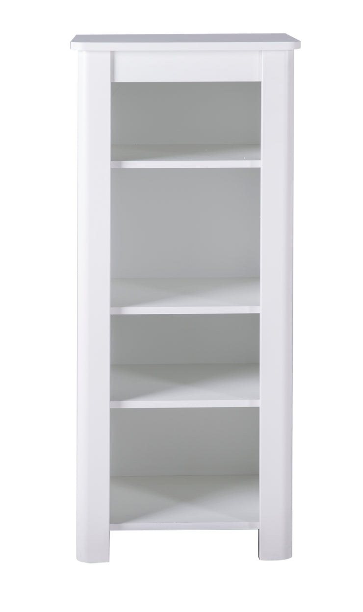 Standregal 'Linus', weiß, aus Holz mit gefrästen Fronten für Babyzimmer und Kinderzimmer
