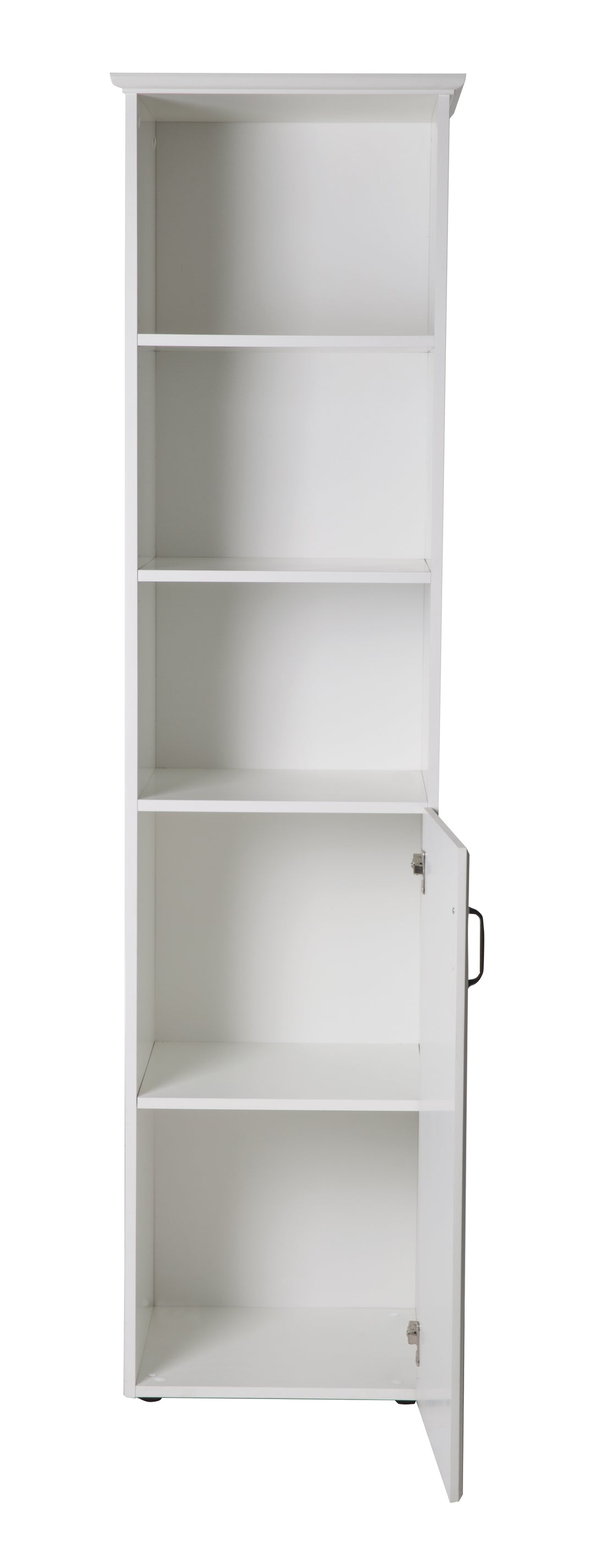 Ripiano 'Constantin', bianco, mensola in legno per camera per bambini, tecnologia soft close, mobili per bambini/bambini