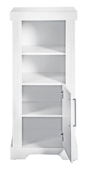 Stand shelf 'Maxi', body décor white, fronts Canadian White, wood, with soft close technique