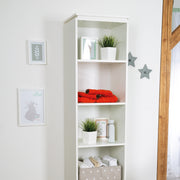 Stand shelf 'Mia' in country style, made of wood for baby rooms & children's rooms with soft close technology