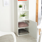 Stand shelf 'Mia' in country style, made of wood for baby rooms & children's rooms with soft close technology