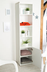 Stand shelf 'Mia' in country style, made of wood for baby rooms & children's rooms with soft close technology