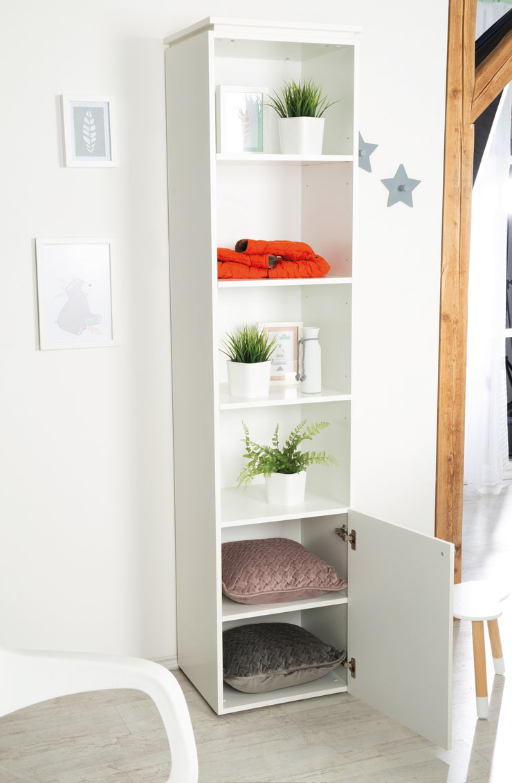 Standregal 'Mia' im Landhausstil, aus Holz für Babyzimmer & Kinderzimmer mit Soft Close-Technik