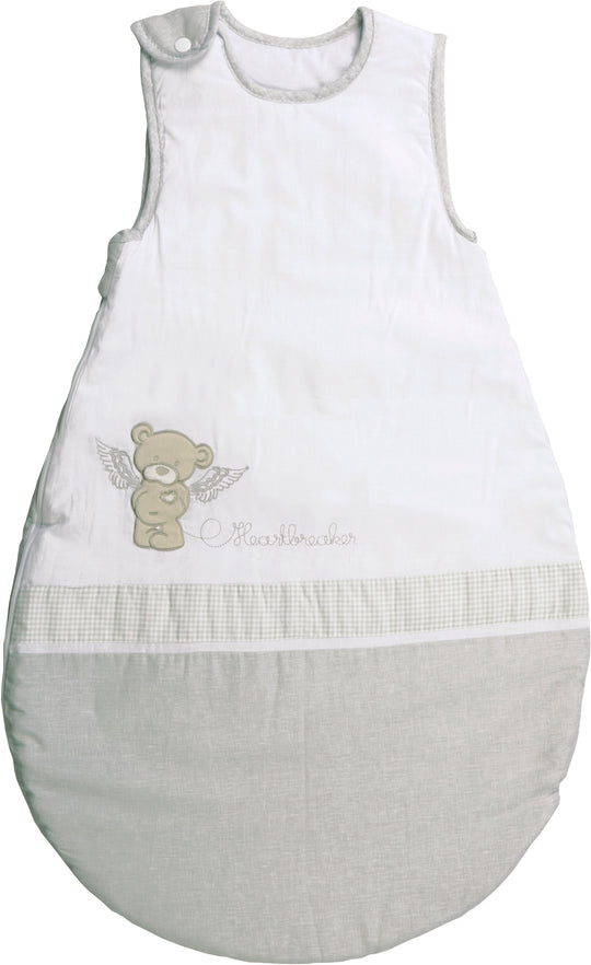 Sleeping Bag 'Heartbreaker', 70 - 90 cm, All-Year Baby Sleeping Bag, Breathable Cotton, Unisex