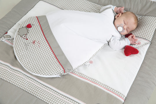 Sleeping Bag 'Adam & Owl', 70 - 110 cm, All-Year, Breathable Cotton, Unisex