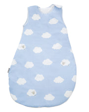 Gigoteuse bébé "Kleine Wolke blau", 70 - 90 cm, toute l'année, en coton aéré, unisexe