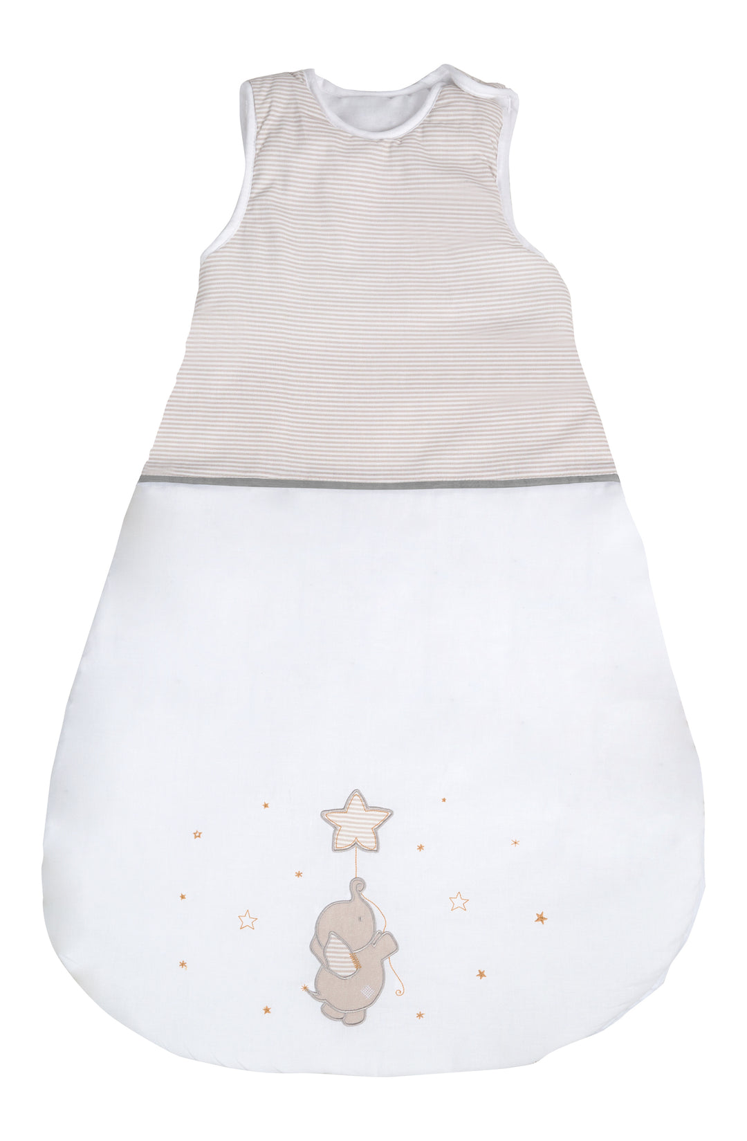 Saco de dormir 'Happyfant', 90 cm, saco de dormir para bebés para todo el año, de algodón transpirable, unisex