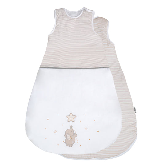 Saco de dormir 'Happyfant', 90 cm, saco de dormir para bebés para todo el año, de algodón transpirable, unisex