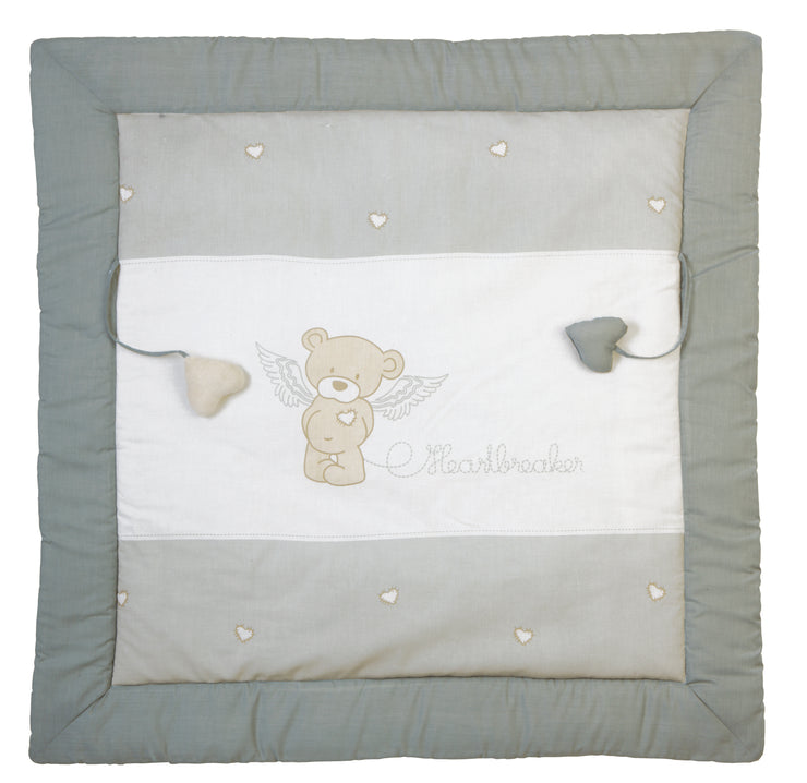 Crawling ceiling 'Heartbreaker', 100 x 100 cm, game/ platting insert, 100 % cotton