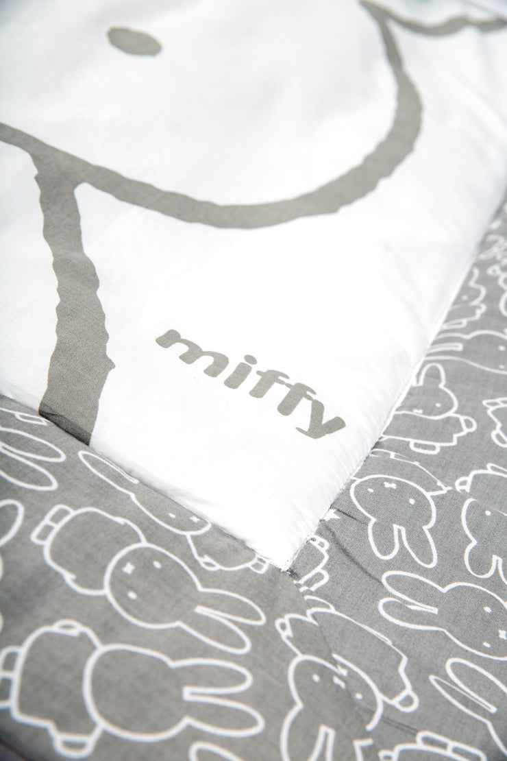 Krabbeldecke 'miffy®', 100 x 100 cm, Spiel-/ Laufgittereinlage, 100 % Baumwolle