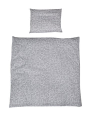 Wiegenset 'miffy®', 2-tlg, Wiegenbettwäsche 80 x 80 cm, Wendebettwäsche, 100 % Baumwolle