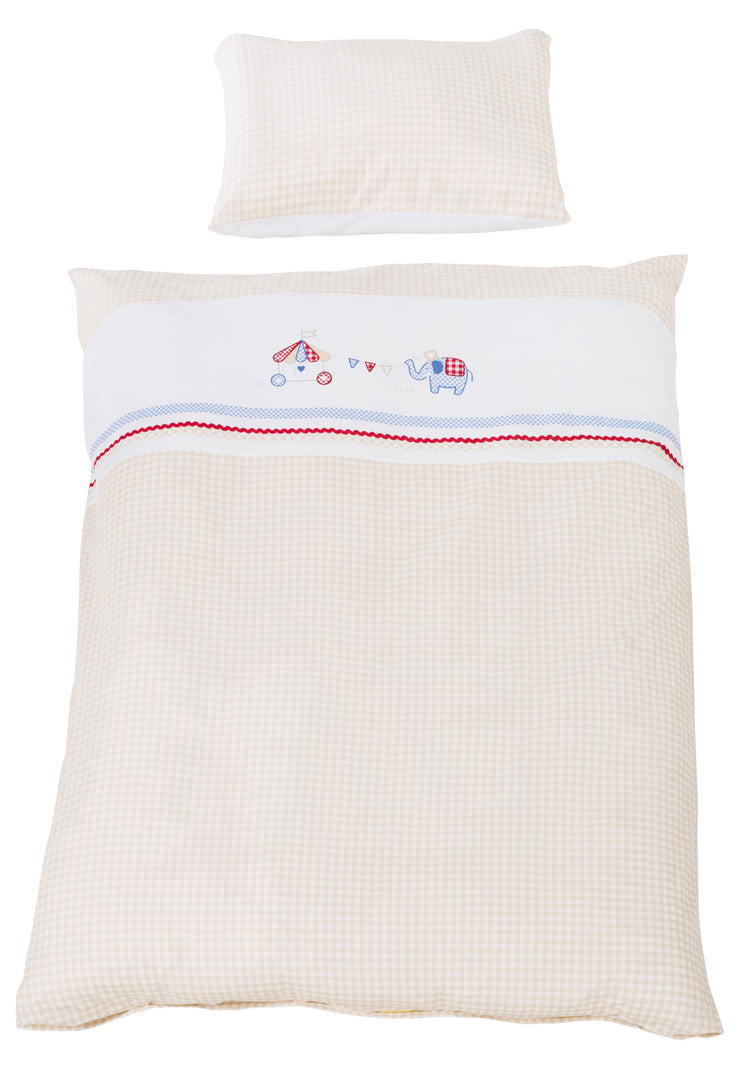 Bed linen 'Happy Circus', 2-part children's bed linen 100 x 135 cm, 100% cotton