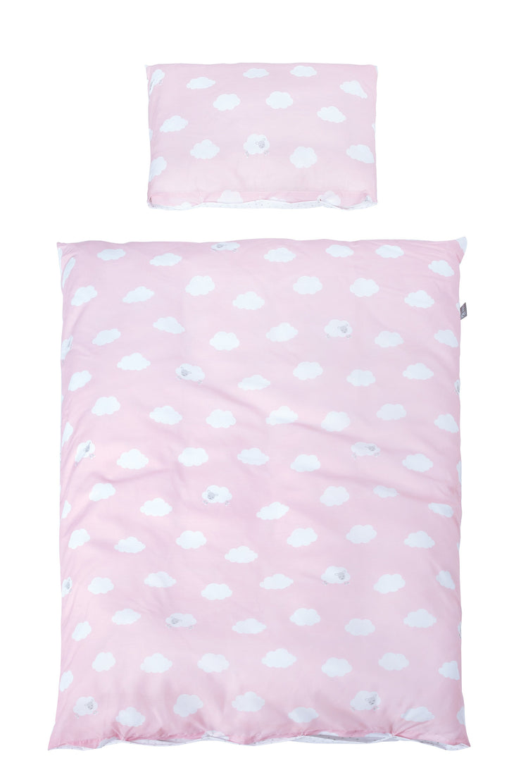 Berceau lin «Small Cloud Rosa», 2-PC.