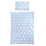 Lino de cama 'Cloud Small Cloud', 2-PC., Lino de cama para niños 100 x 135 cm, 100 % de algodón