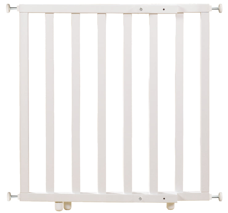 Türschutzgitter zum Klemmen, weiß, Breite 62 - 106 cm, Treppengitter f –  roba