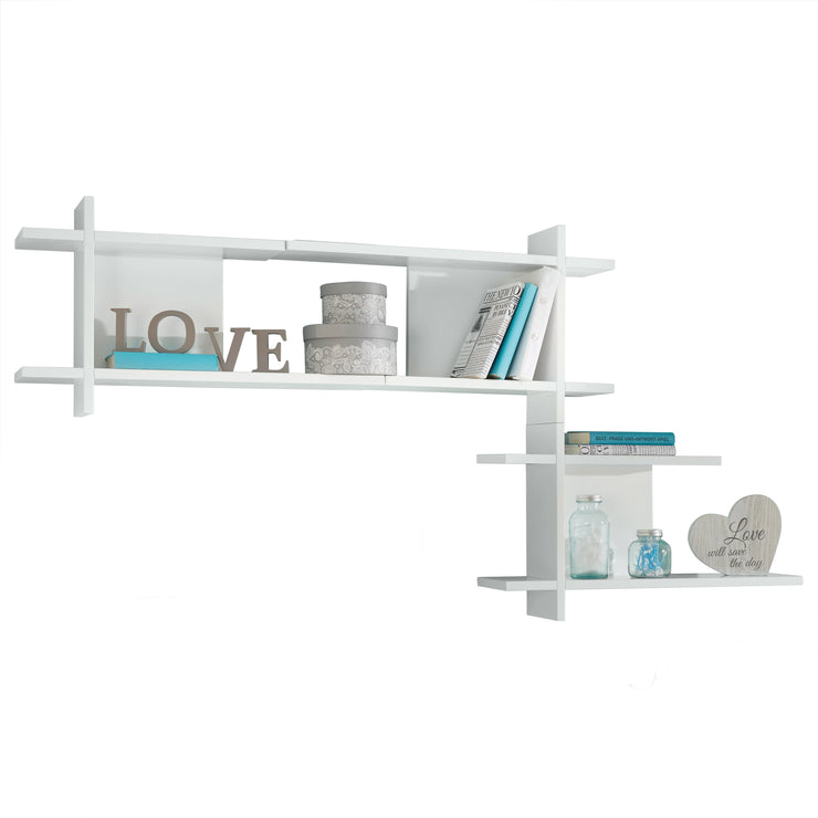 Wandregal 3er-Set 'Nordic weiss', variabel kombinierbar, Einrichtungs-Regal im Baby- & Kinderzimmer