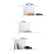 Wandregal 3er-Set 'Nordic weiss', variabel kombinierbar, Einrichtungs-Regal im Baby- & Kinderzimmer