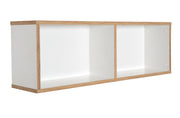 Estante de pared 'Finn', adecuado para el combo de envoltura 'Finn', estante colgante para habitaciones infantiles, roble blanco / dorado