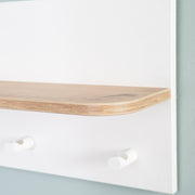 Wandgardarobe 'Ava‘ mit Ablage & 5 Garderobenhaken, HxBxT: 28,5 x 90 x 16,5 cm