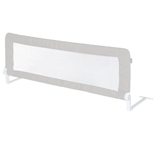 Bed Guard 'Klipp-Klapp' 100 - 150 cm, Foldable, for Babies & Children, Taupe