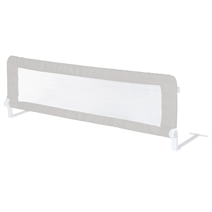 Bed protection grille 'Klipp -Klapp' 100 - 150 cm, foldable, for babies & children, taupe