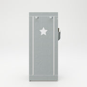 Textile wardrobe 'Little Stars' for baby, children's or living room, 70 x 45 x 168 cm