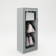 Textile wardrobe 'Little Stars' for baby, children's or living room, 70 x 45 x 168 cm