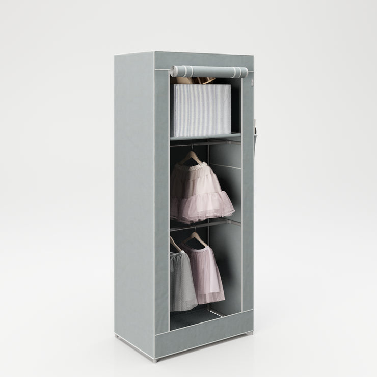 Textile wardrobe 'Little Stars' for baby, children's or living room, 70 x 45 x 168 cm