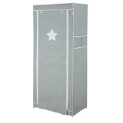 Textile wardrobe 'Little Stars' for baby, children's or living room, 70 x 45 x 168 cm