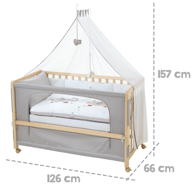 Lit cododo+matelas, alèses, drap housse, gigoteuses - At4