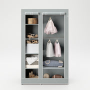 Textil-Kleiderschrank 'Little Stars' für Baby-, Kinder- oder Wohnzimmer, 110 x 45 x 175 cm