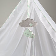 Room Bed 'Happy Cloud', 60 x 120 cm, extra bed for parents' bed, complete equipment