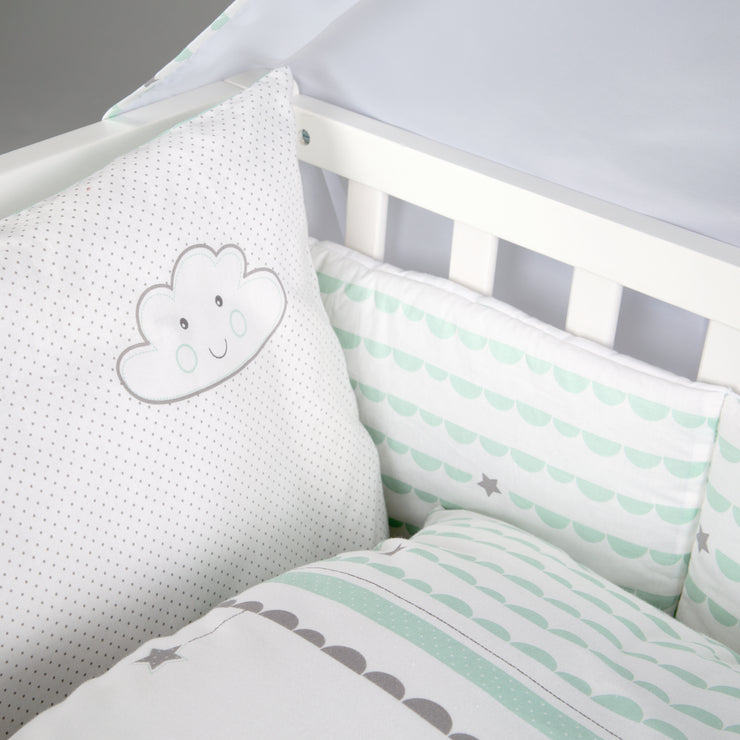 Lit de chambre «Happy Cloud», 60 x 120 cm, lit latéral au lit parent, équipement complet