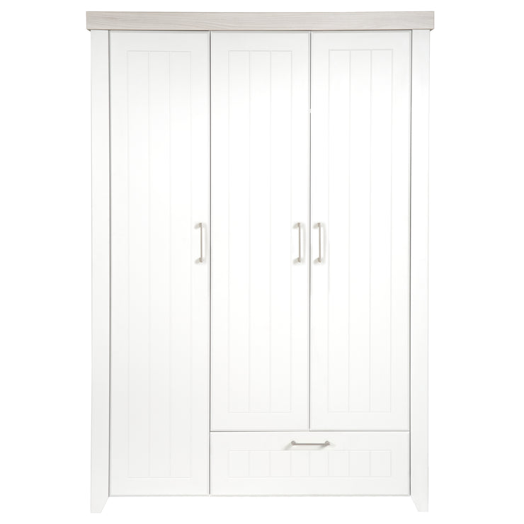 Children's room set 'Wilma' 3-part, including combination children's bed 70x140 cm, changing table & wardrobe 3-door
