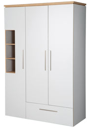 Armoire "Tobi", 3 portes, 1 tiroir, technologie à fermeture progressive, armoire à portes battantes