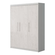 Children's room set 'Maren 2', incl. combi cot 70 x 140 cm, changing table & 3-door cupboard, light gray / white