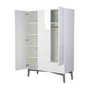 Kinderzimmerset 'Retro 2‘, inkl. Kombi-Bett 70 x 140 cm, Wickelkommode &  Schrank 3-türig
